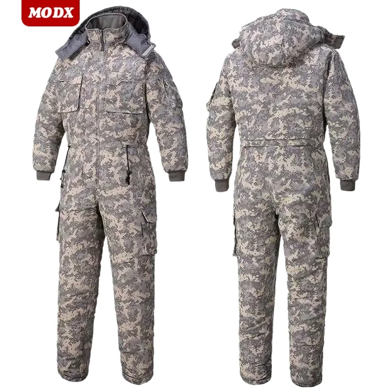 Winter Clothing Men Style - Männer Winter Verdicken Einteilige Arbeitskleidung Winddicht