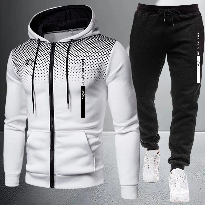 Winter Clothing Sales - Bestseller Herrenjacke Trainingsanzug Lässiger Kapuzenpullover mit