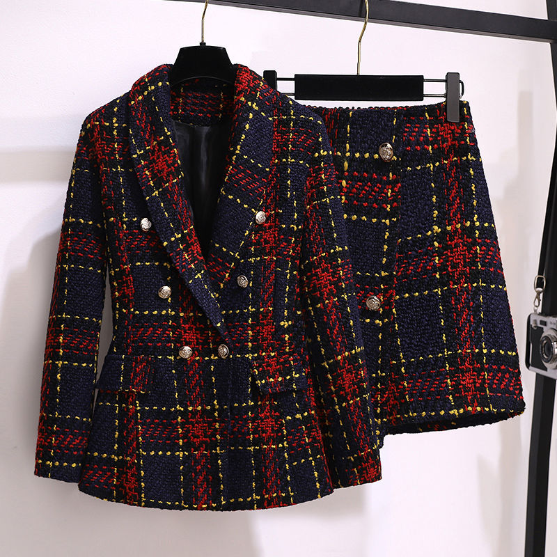 Jack Winter Clothing - Frauen Winter Vintage Tweed Koreanische Anzug