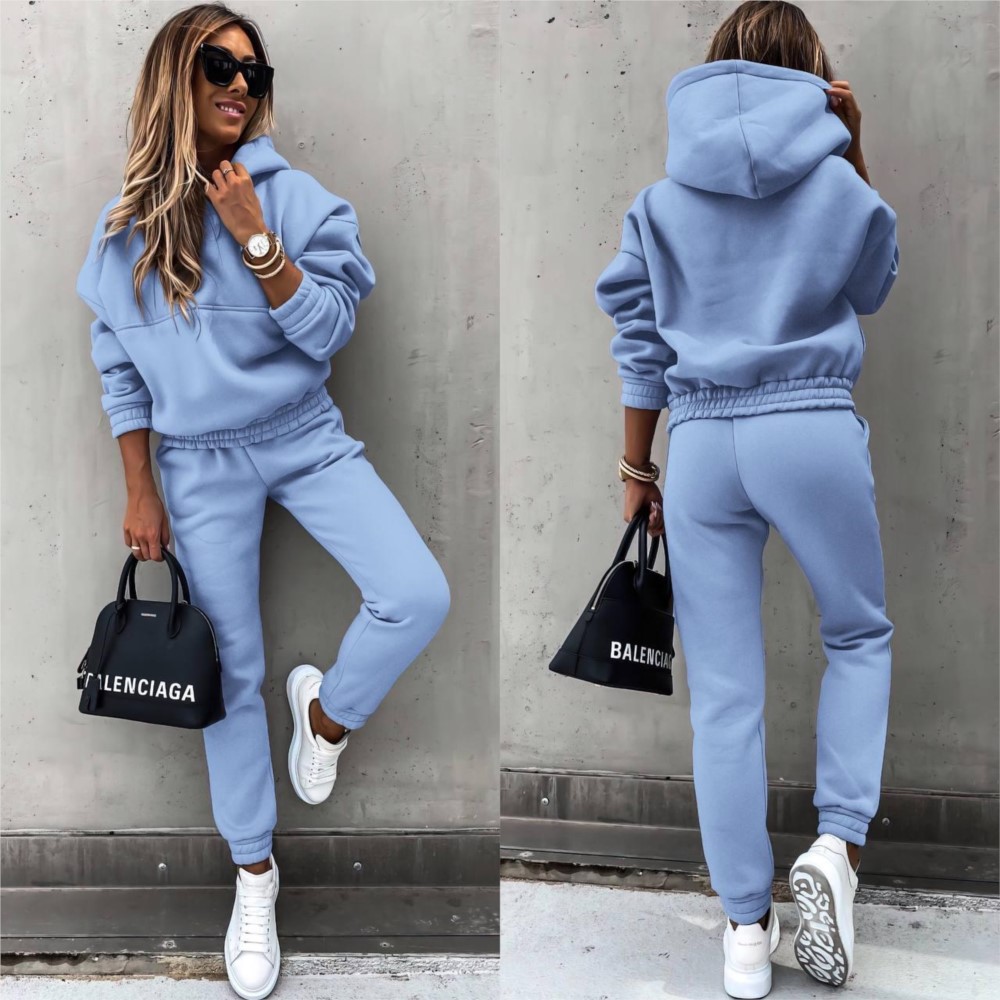 Winter Clothing Sales - Herbst Winter Neue Einfarbig Langarm Hoodie