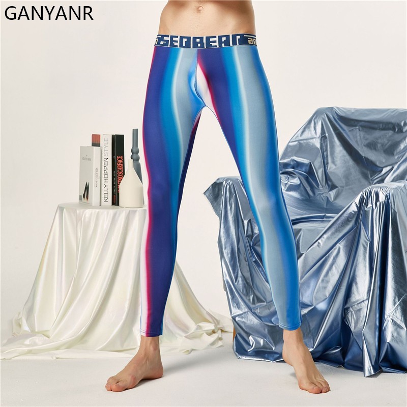 Winter Yoga Clothing - GANYANR Laufhose Männer Kompression Hosen Gym