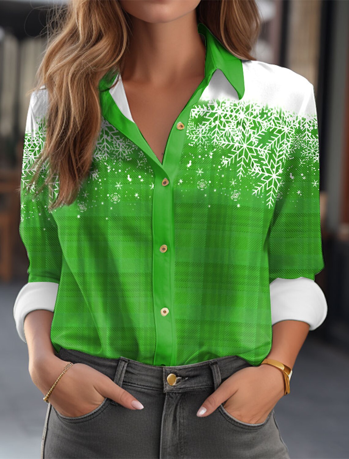 Neue frauen Hemd Frühling Blum – Winter Clothing Patterns Bewertung und Preis