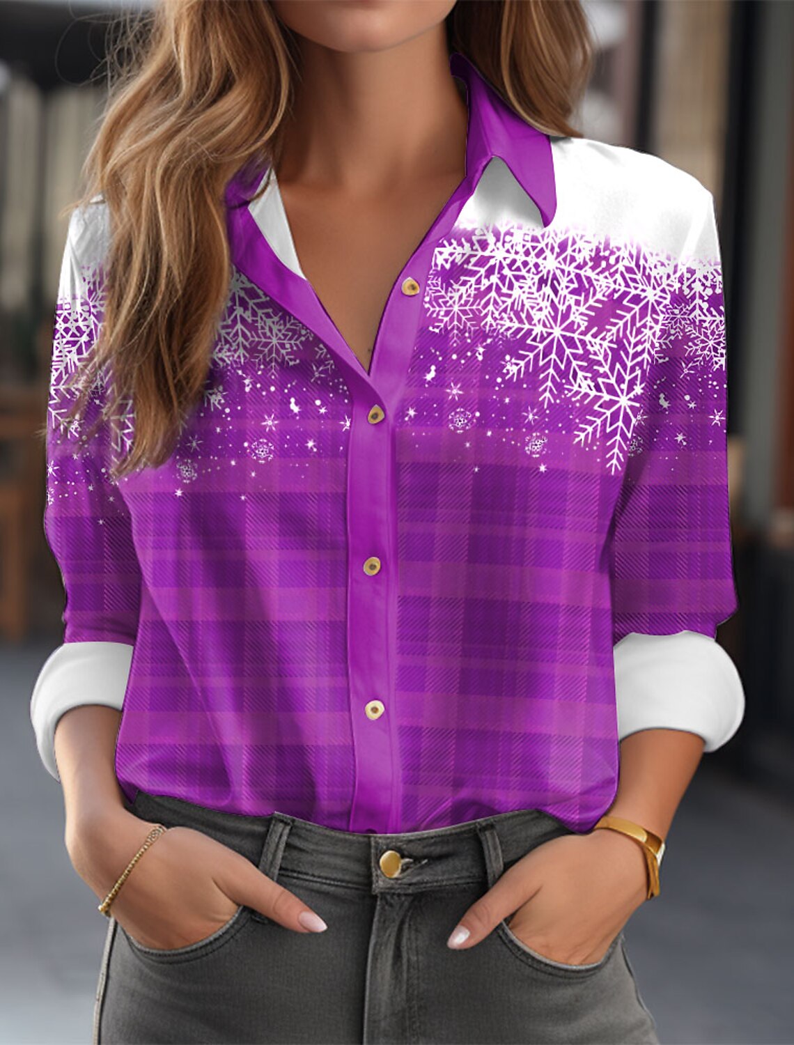 Neue frauen Hemd Frühling Blum – Winter Clothing Patterns Bewertung und Preis
