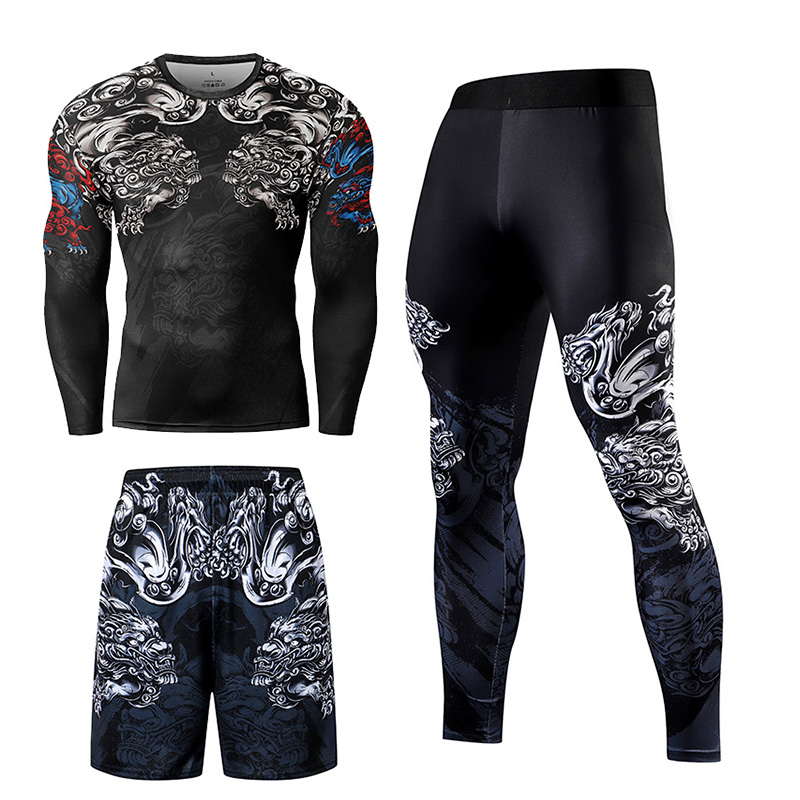 2/3PCS Männer Jiu jitsu Traini – Winter Clothing Patterns Bewertung und Preis