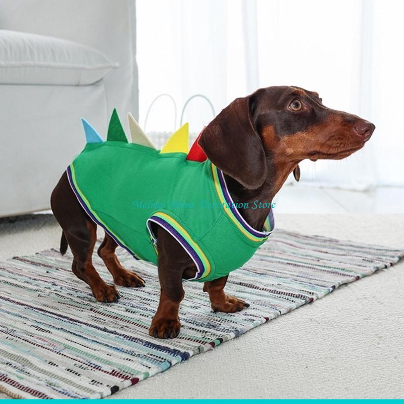 H7BF Dackel-Dinosaurier-Thema- – Winter Clothing For Dogs Bewertung und Preis