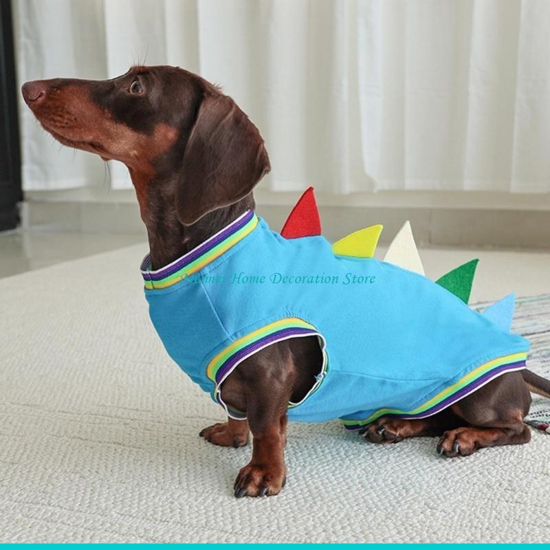 H7BF Dackel-Dinosaurier-Thema- – Winter Clothing For Dogs Bewertung und Preis
