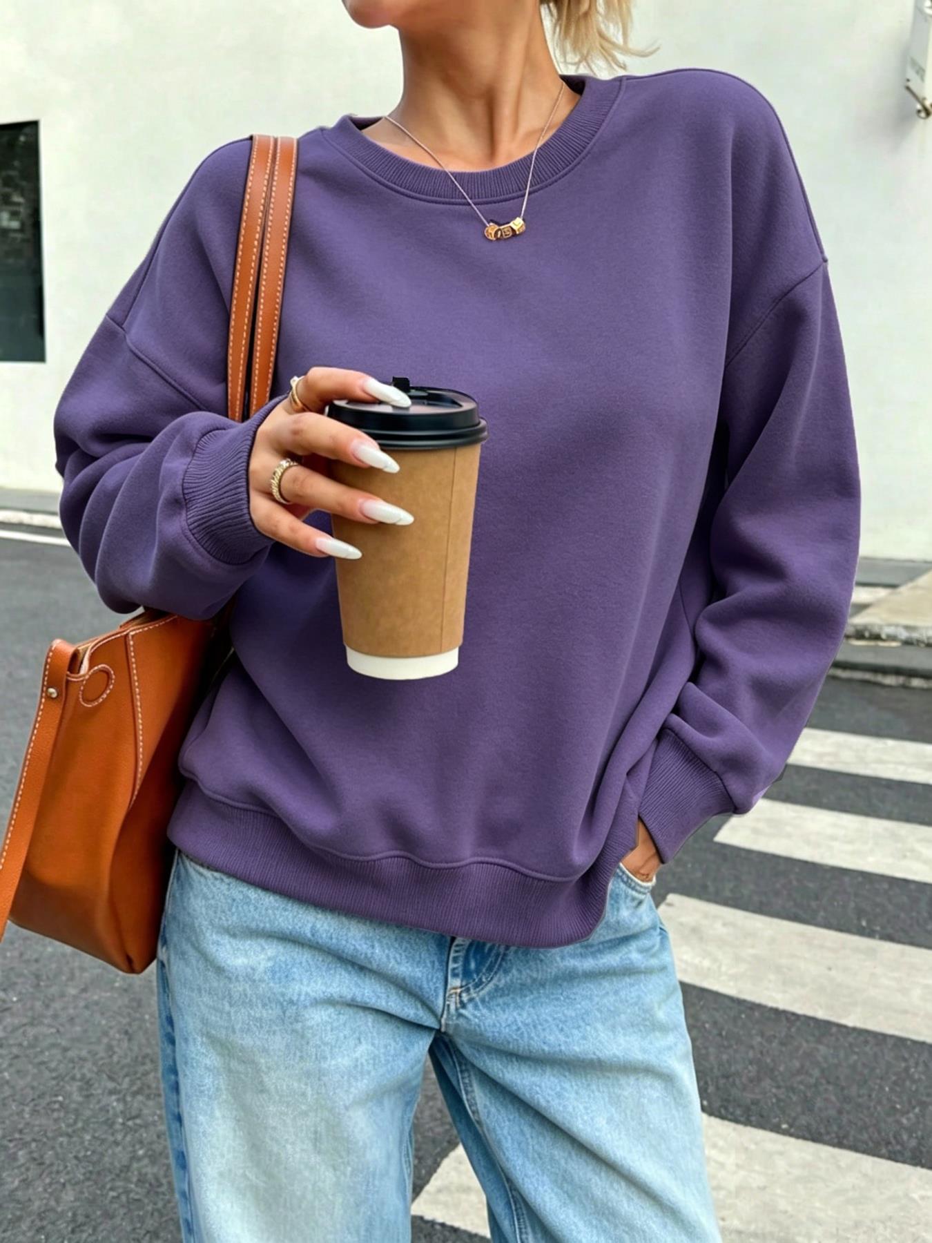 Solide Damen-Freizeit-Sweatshi – Winter Clothing On Sale Women'S Bewertung und Preis