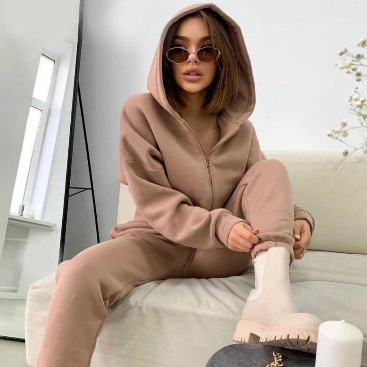 Reiß verschluss Kapuzen mantel – Winter Clothing Sales Bewertung und Preis